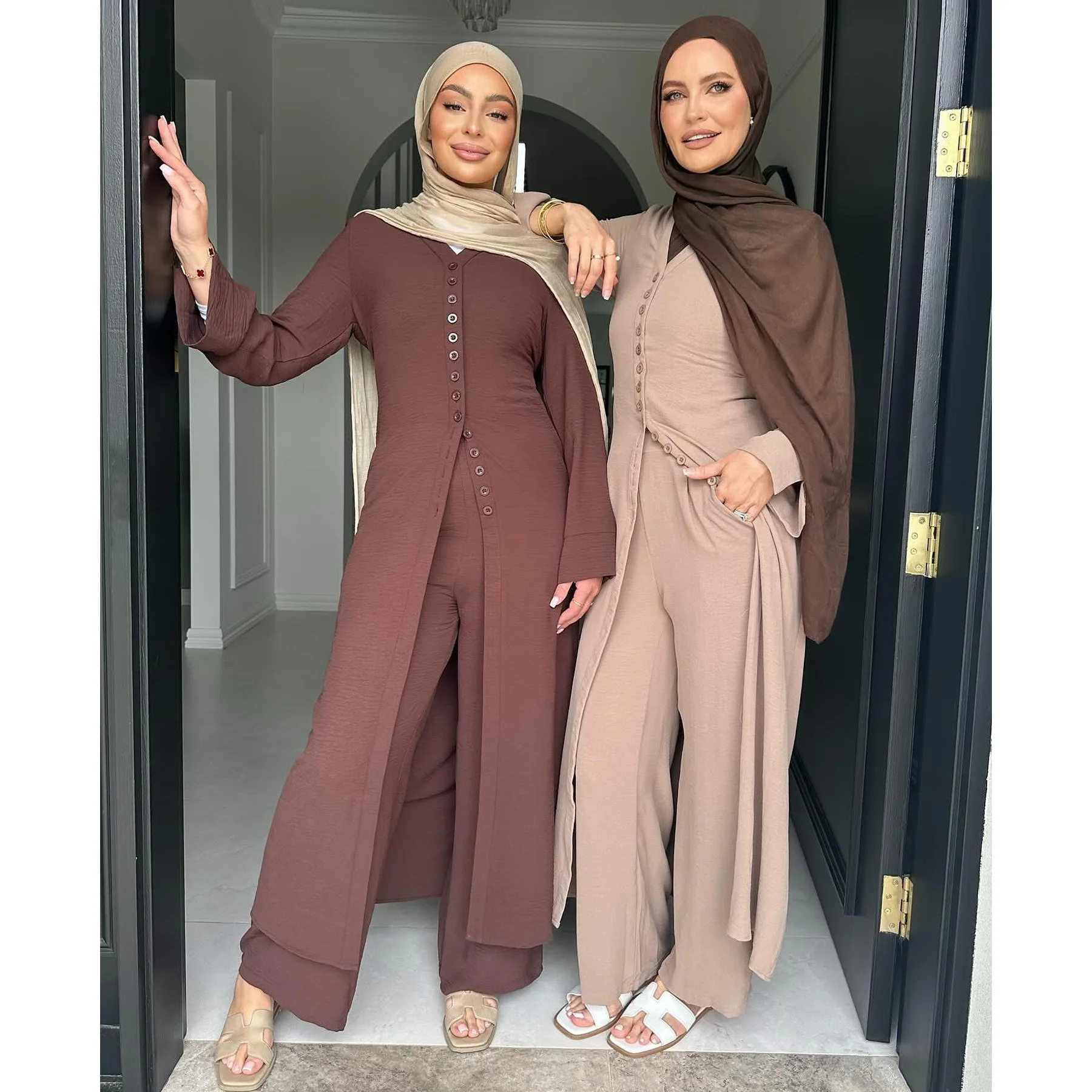 Winter Clothing Dubai - Новый женский вечерний костюм-двойка с пуговицами: