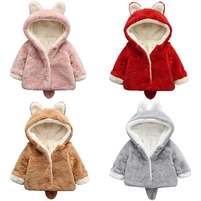 Милая плюшевая Детская куртка  – обзор и цена Winter Clothing Toddler